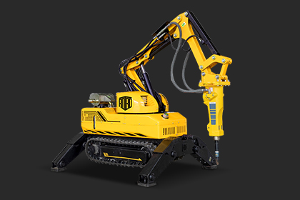 Remote control demolition robot