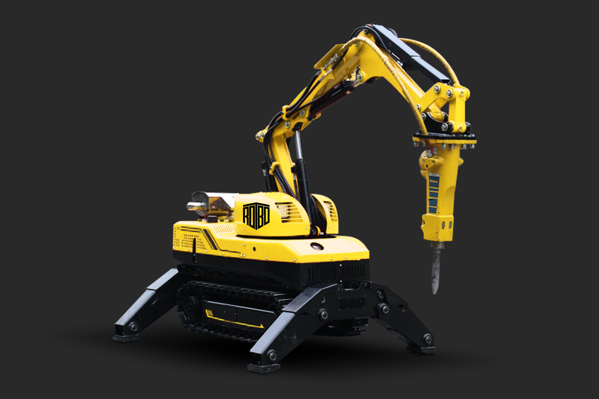 Diesel Driven Demolition Robot